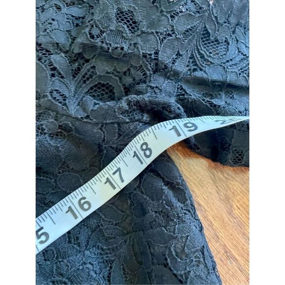J.crew black lace crewneck dress size 6 - Picture 10 of 11